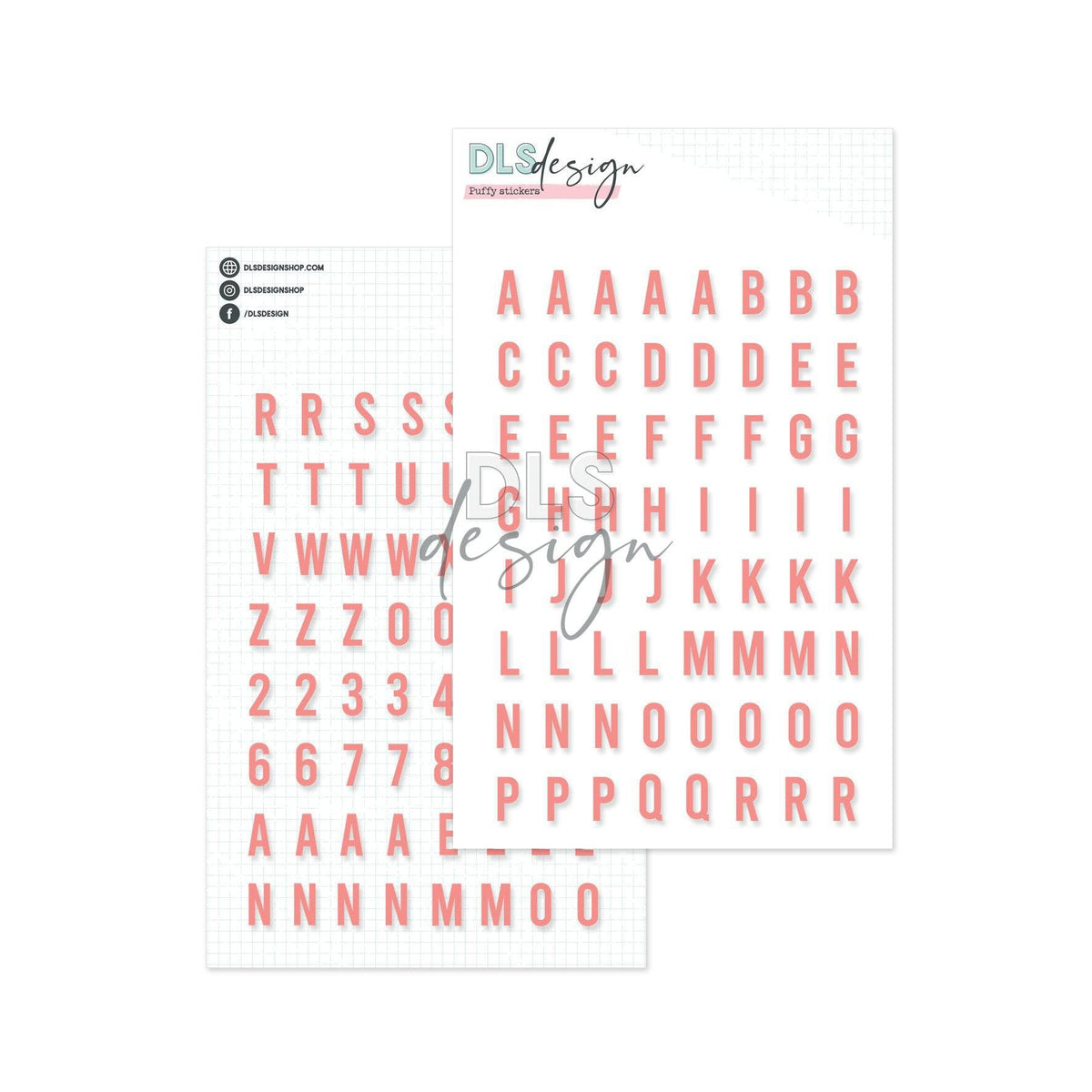 Puffy Stickers Alphabet Gilmo Coral Reef