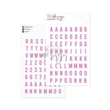 Puffy Stickers Alphabet Gilmo Wisteria