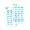Puffy Stickers Alphabet Mason Azure