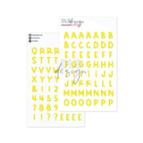 Puffy Stickers Alphabet Mason Limeade