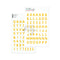 Puffy Stickers Alphabet Mason Sunshine
