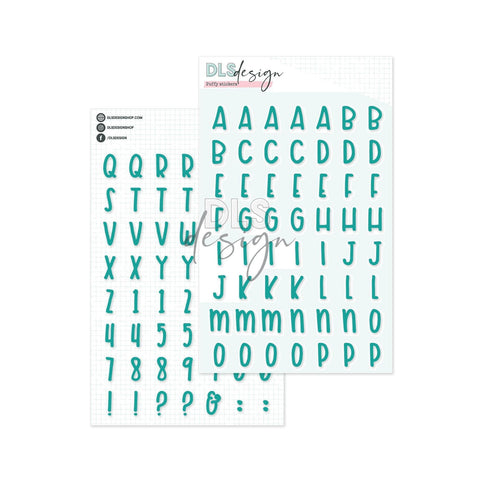 Puffy Stickers Alphabet Noah Peacock - DLS Design