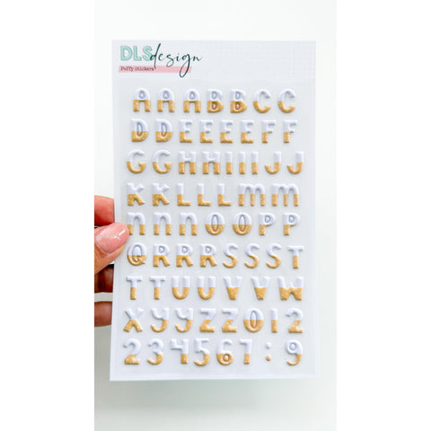Puffy Stickers Alphabet Riley Sunshine