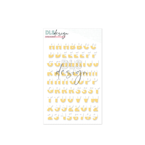 Puffy Stickers Alphabet Riley Sunshine