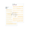 Puffy Stickers Alphabet Sage Light Sunshine