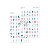 Puffy Stickers Alphabet Tess Multi