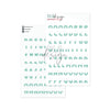 Puffy Stickers Alphabet Warm Moments Mint