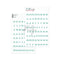 Puffy Stickers Alphabet Warm Moments Mint