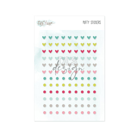 Puffy Stickers Basic Summer - DLS Design