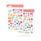 Puffy Stickers December Stories Basics