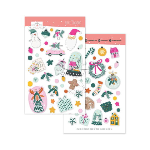 Puffy Stickers December Stories