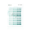 Puffy Stickers Essentials Shapes Teal