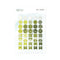 Puffy Stickers Flags Green