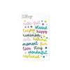 Puffy Stickers Four Seasons Words