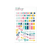 Puffy Stickers Hearts, Flags & Arrows
