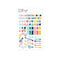 Puffy Stickers Hearts, Flags & Arrows