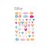Puffy Stickers Kindness