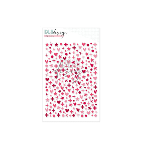 Puffy Stickers Mini Shapes Cherry