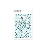 Puffy Stickers Mini Shapes Denim