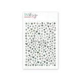 Puffy Stickers Mini Shapes Sage
