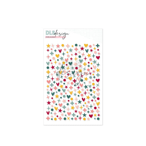 Puffy Stickers Mini Shapes Seventeen Fall Adventures