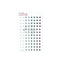 Puffy Stickers Shapes Seafoam