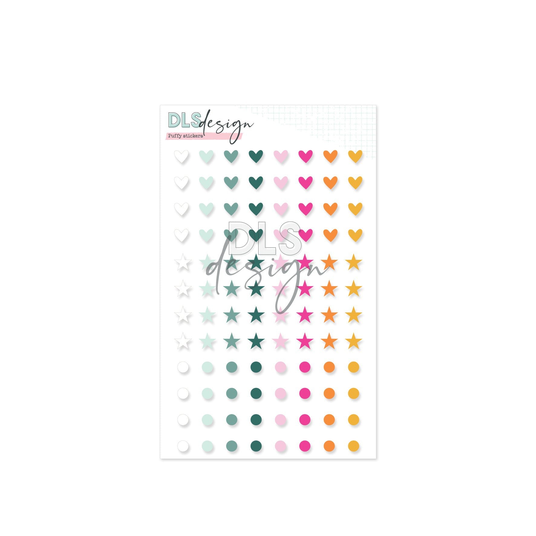 Puffy Stickers Shapes Unforgettable – DLS Design