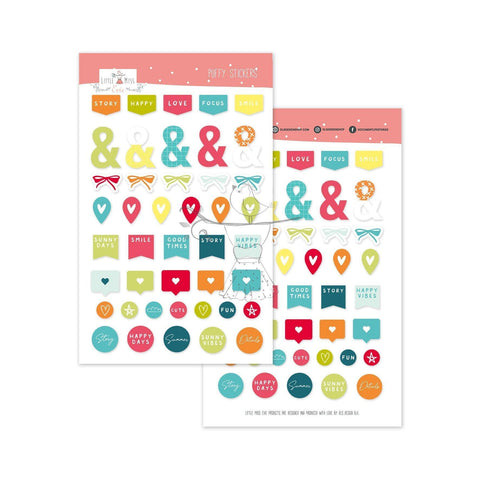 Puffy Stickers Summer Stories Basics
