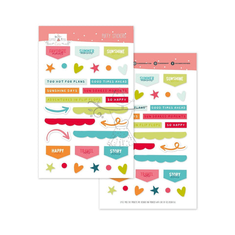 Puffy Stickers Summer Stories Essentials