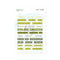 Puffy Stickers Words Green