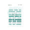 Puffy Stickers Words Teal