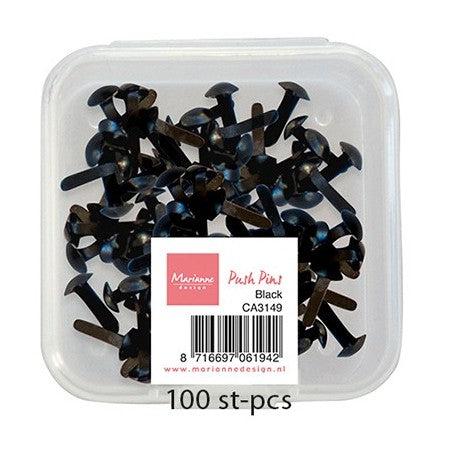 Push Pins - Black