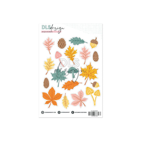 Shape Stickers A Story Of Falling Leaves