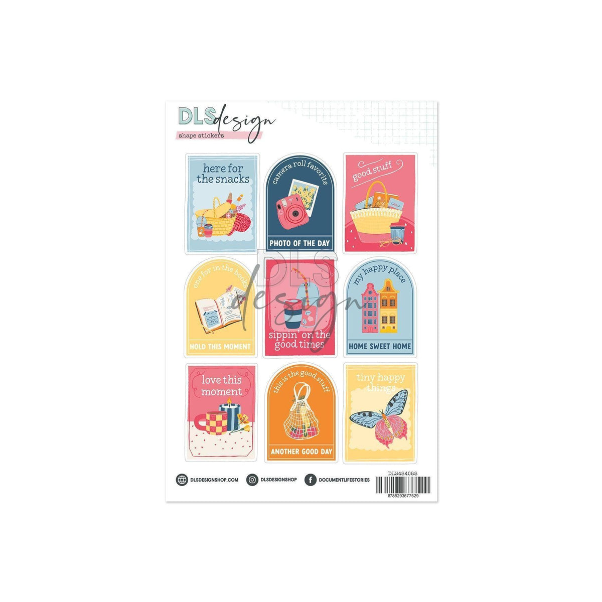 Shape Stickers A Story Of Golden Glow