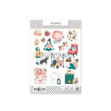 Shape Stickers Cozy Hearts