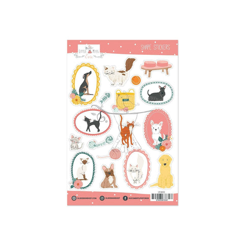 Shape Stickers Happy Tails