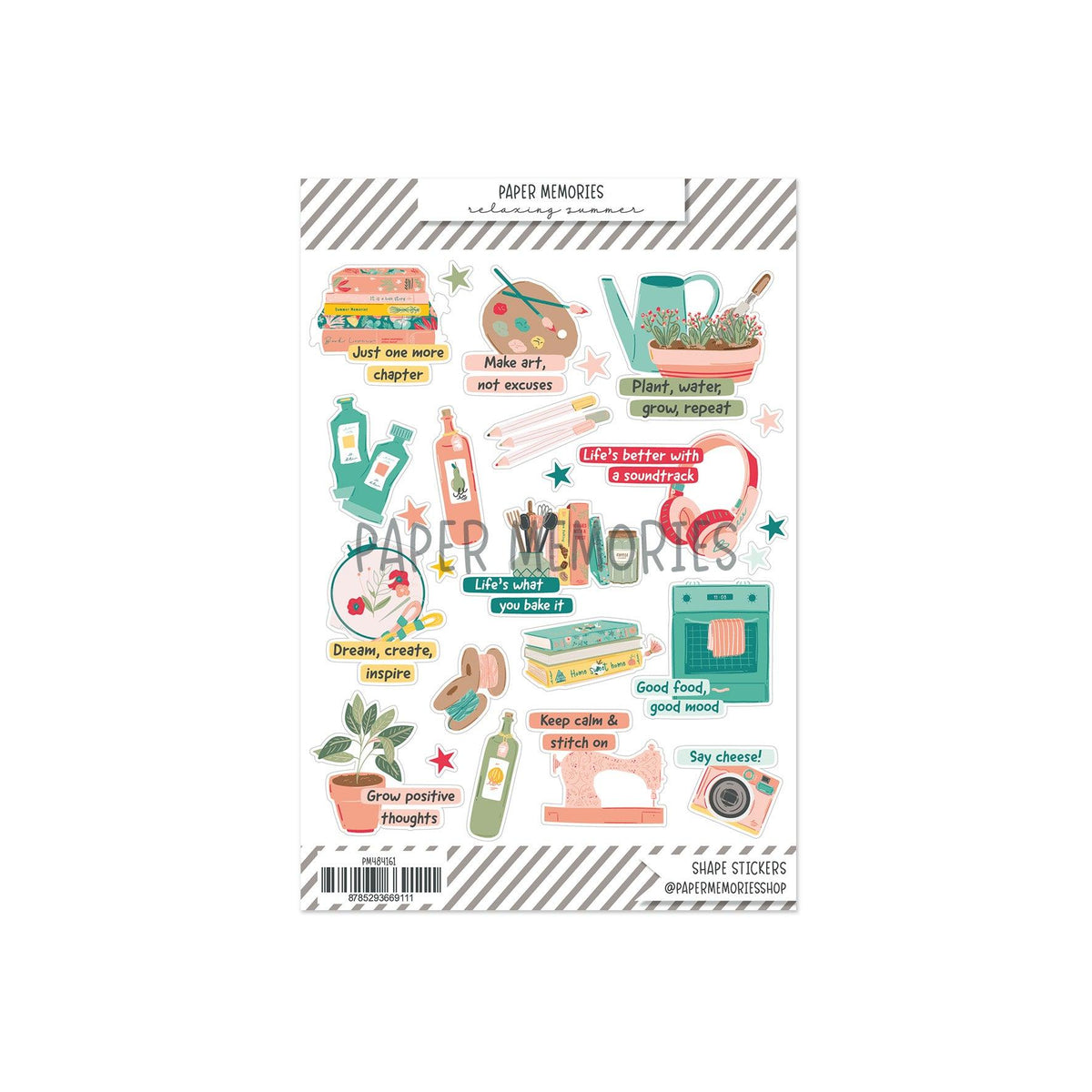 Shape Stickers Relaxing Summer