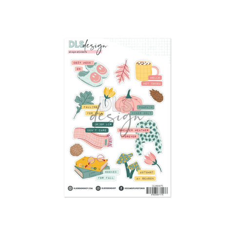 Shape Stickers Seventeen Fall Adventures