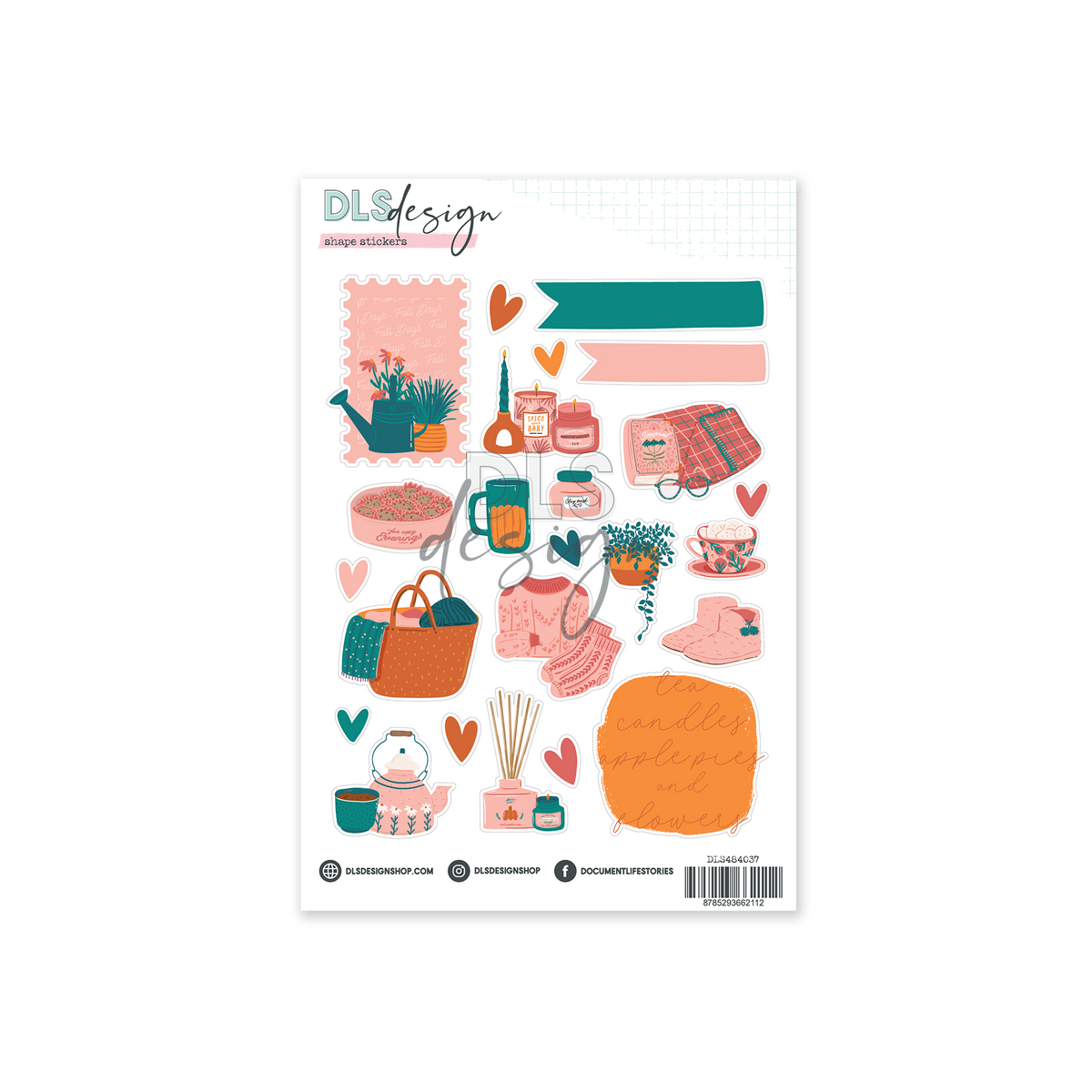 Shape Stickers Six Shades Of Coziness