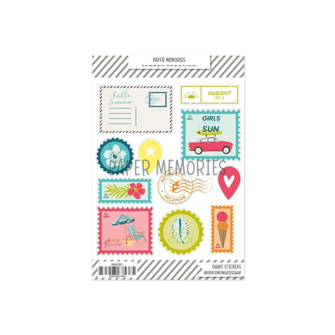Shape Stickers Summer Memories