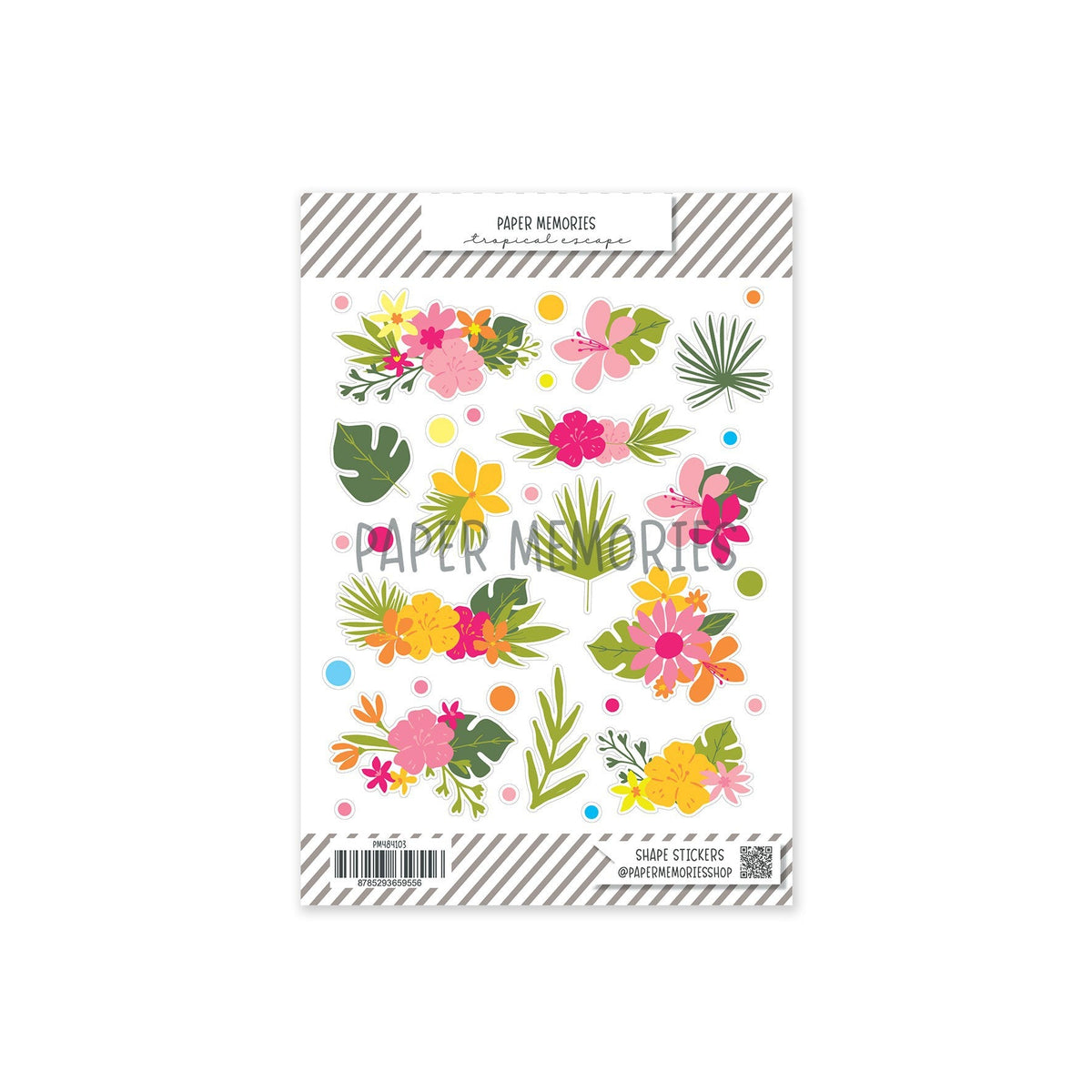 Shape Stickers Tropical Escape