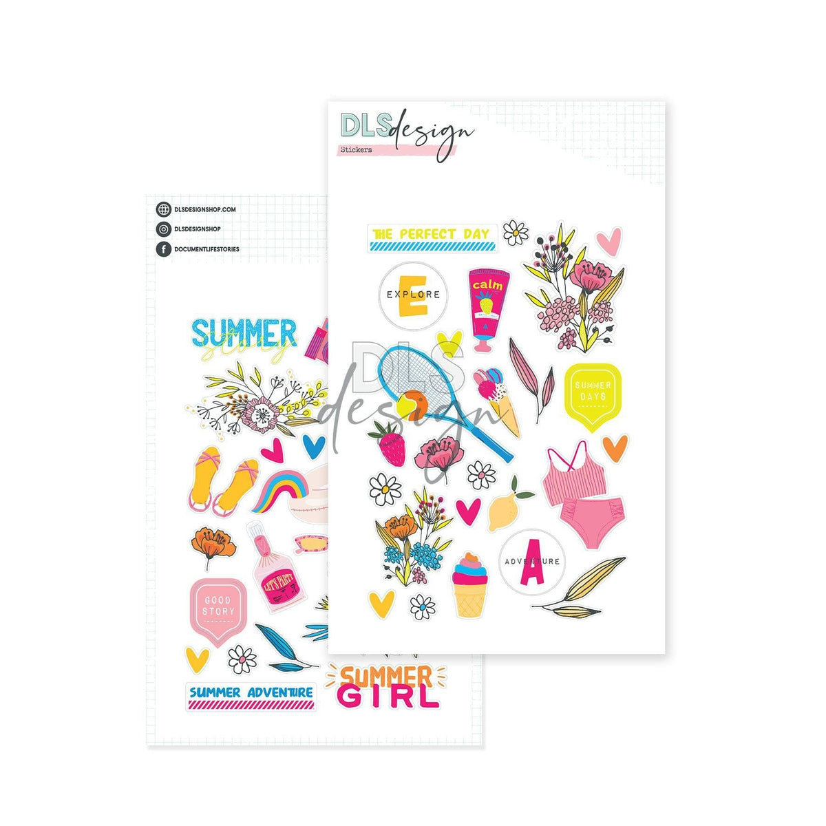 Shape Stickers Two Summers Ago