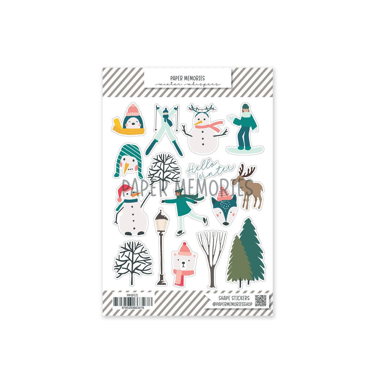 Shape Stickers Winter Whispers