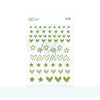 Silicone Essentials Mini Shapes Green