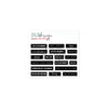 Silicone Essentials Words Black and White
