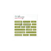 Silicone Essentials Words Green