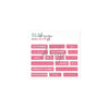 Silicone Essentials Words Pink