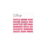 Silicone Essentials Words Pink