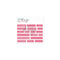 Silicone Essentials Words Pink