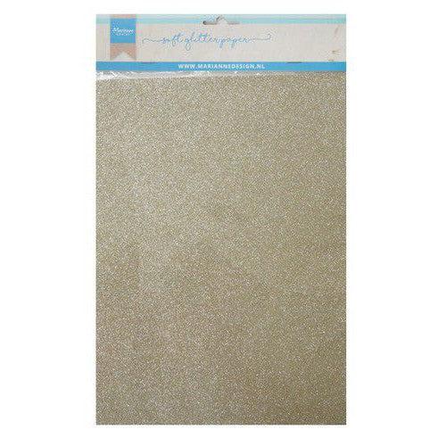 Soft Glitter Paper - Platinum